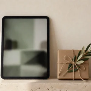E-Commerce Prompt Pack - product mockup on tablet - AJNEXA