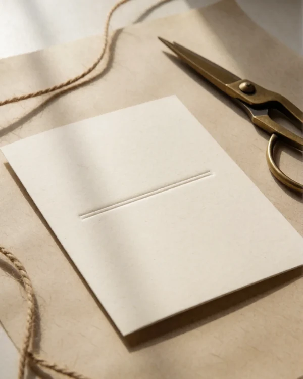 E-Commerce Prompt Pack - printed card close-up - AJNEXA