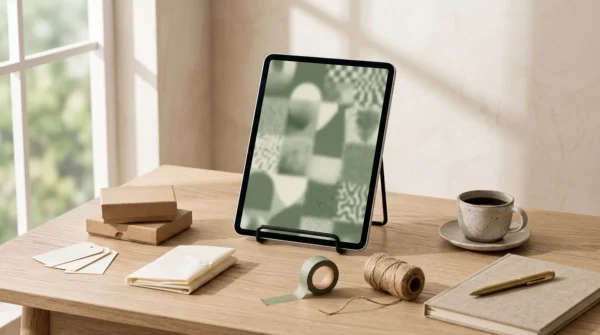 E-Commerce Prompt Pack - desk lifestyle scene - AJNEXA