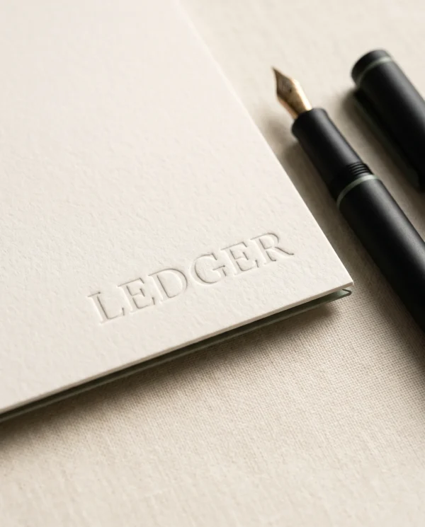 The Cashflow Ledger - detail close-up - AJNEXA